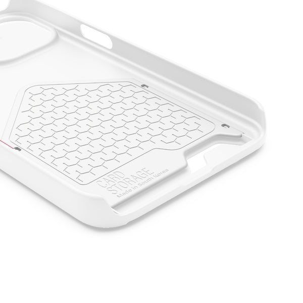 Card Holder Phone Case — Slim Protective Wallet Case with 'Your Design Here' Print