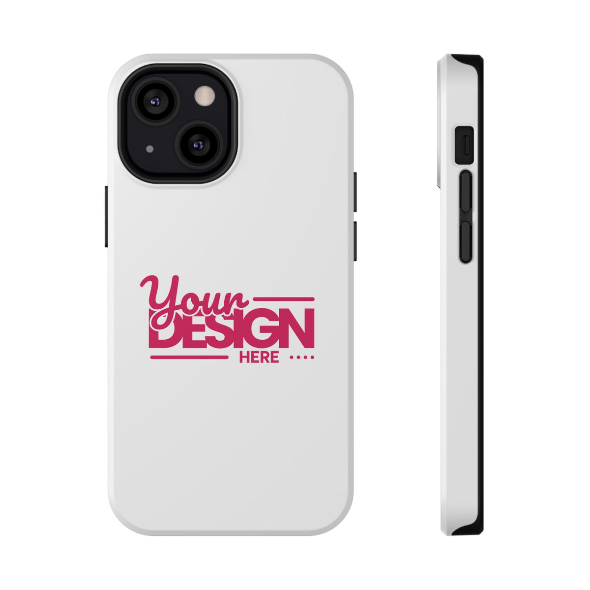Customizable Impact-Resistant Phone Case – Personalize with Your Design, Durable Shockproof Cover for iPhone