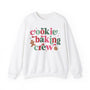 Cookie Baking Crew Christmas Sweatshirt – Fun Gingerbread & Cookie Baking Graphic Tee for Holiday Baking Lovers