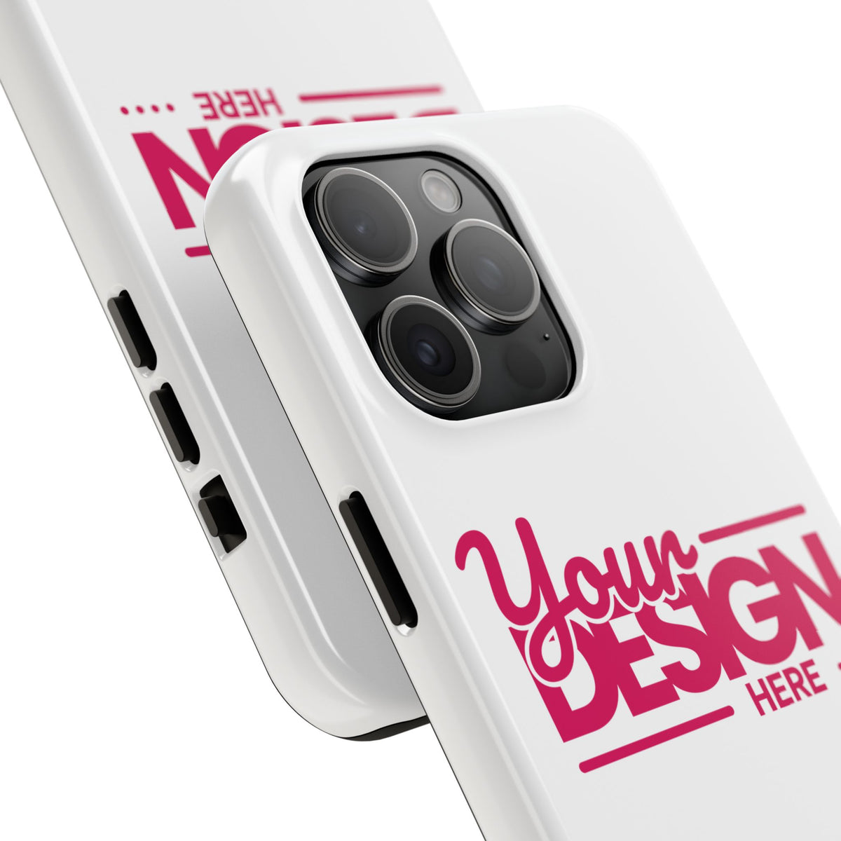 Personalized Tough Phone Case – Custom Name or Photo Protective Cover, Shock-Absorbent Durable Case for iPhone, Unique Gift Idea