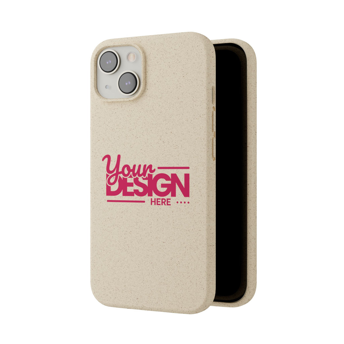 Biodegradable Phone Case – Eco-Friendly Custom Design Cover, Personalized Sustainable Protective Case for iPhone