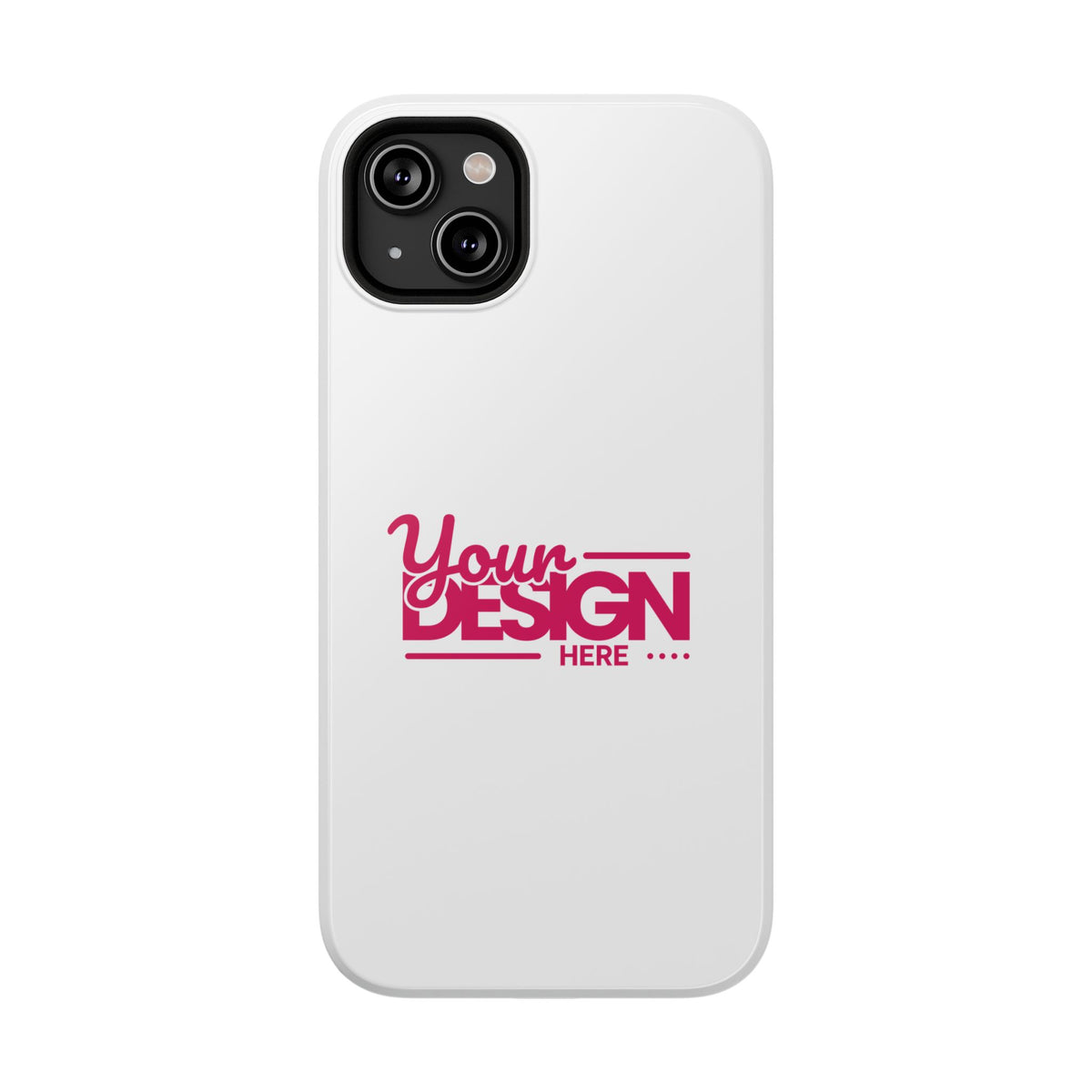 Customizable Impact-Resistant Phone Case – Personalize with Your Design, Durable Shockproof Cover for iPhone
