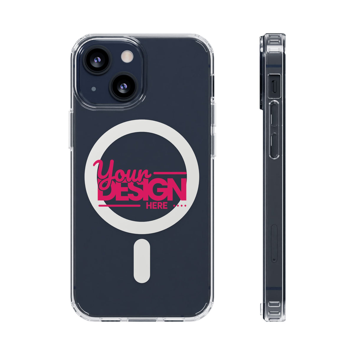 Clear Magnetic Impact Phone Case – MagSafe-Compatible Shockproof Protective Cover for iPhone