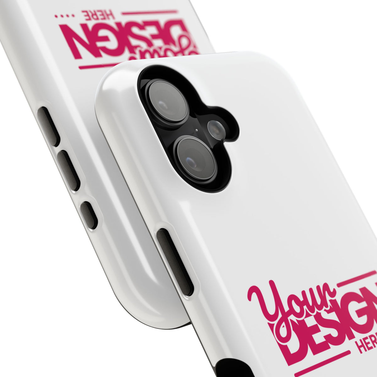 Customizable Impact-Resistant Phone Case – Personalize with Your Design, Durable Shockproof Cover for iPhone