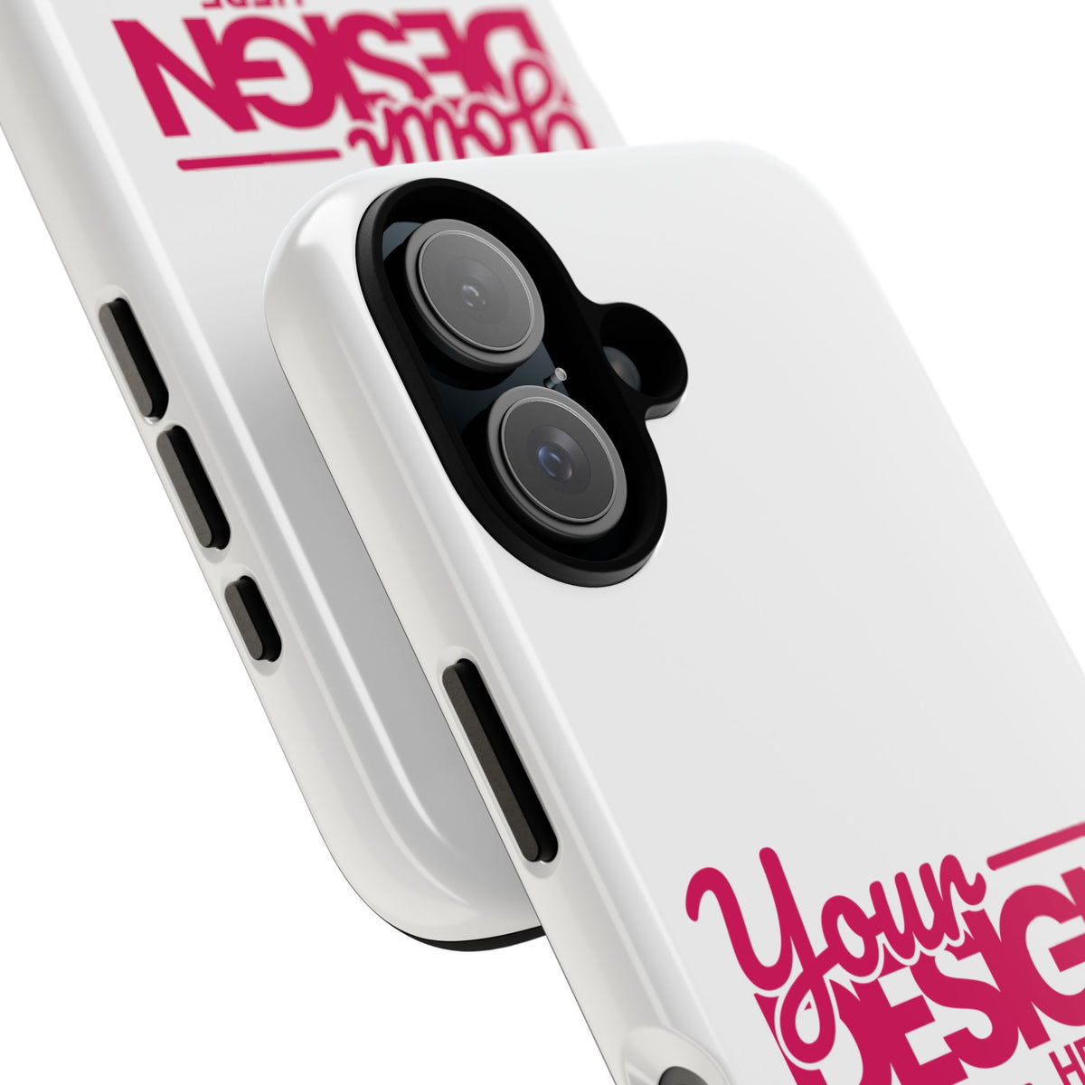 Customizable Tough Phone Case – Personalized Protective Cover with Name or Photo, Shockproof Case for iPhone & Samsung, Durable Gift Idea