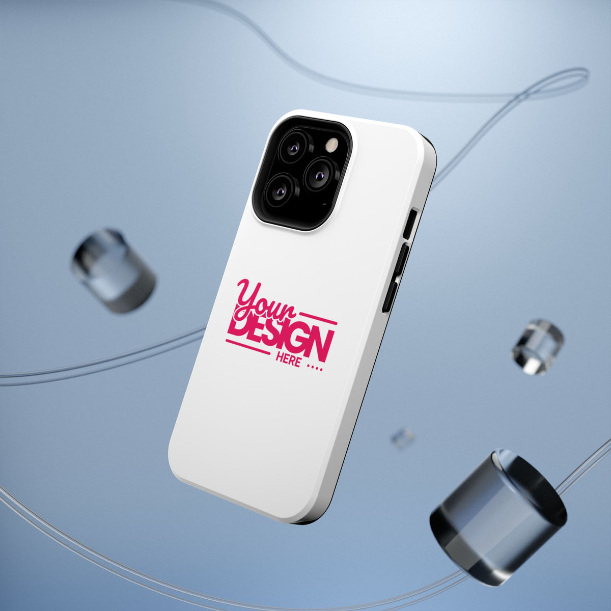 Customizable Impact-Resistant Phone Case – Personalize with Your Design, Durable Shockproof Cover for iPhone