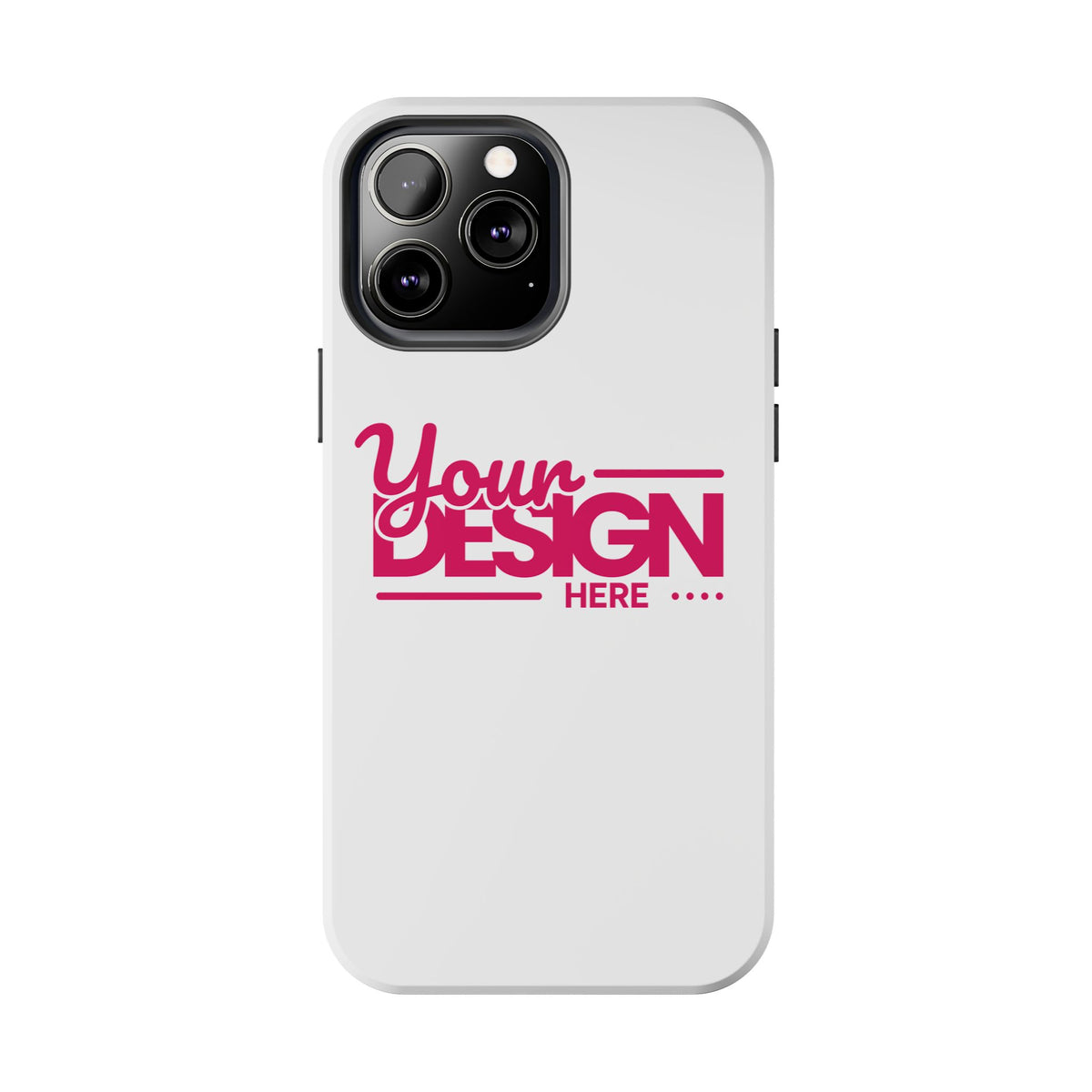 Personalized Tough Phone Case – Custom Name or Photo Protective Cover, Shock-Absorbent Durable Case for iPhone, Unique Gift Idea