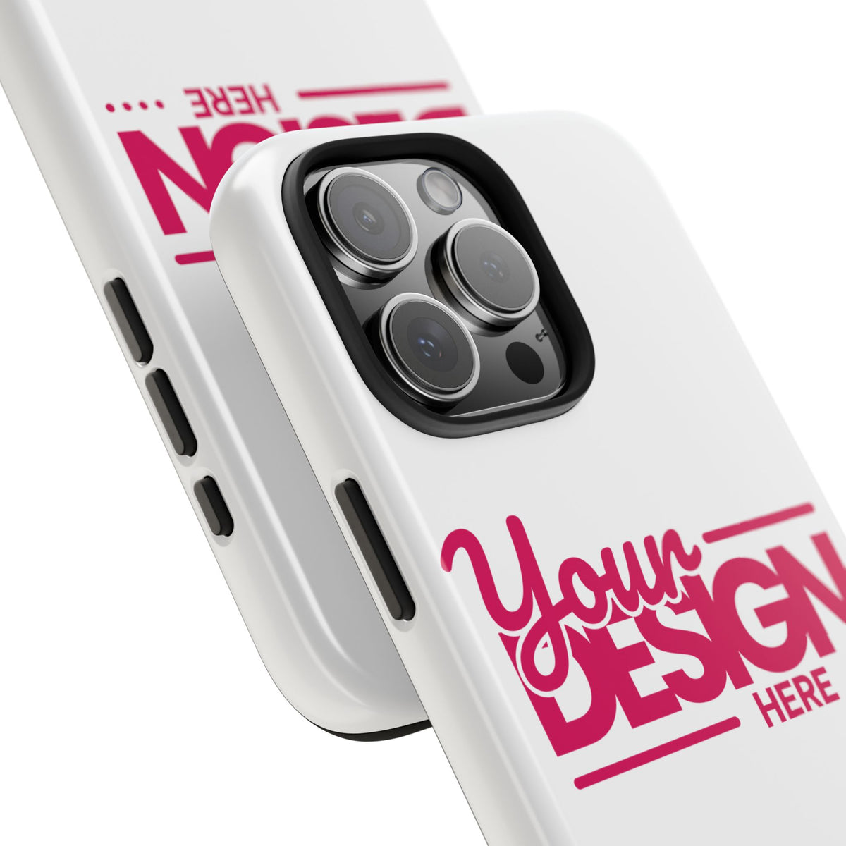 Personalized Tough Phone Case – Custom Name or Photo Protective Cover, Shock-Absorbent Durable Case for iPhone, Unique Gift Idea