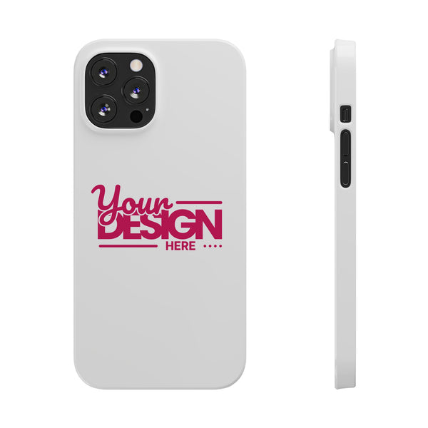 Customizable Slim Phone Case – Personalize Your Design with Name or Photo, Lightweight Protective Cover for iPhone