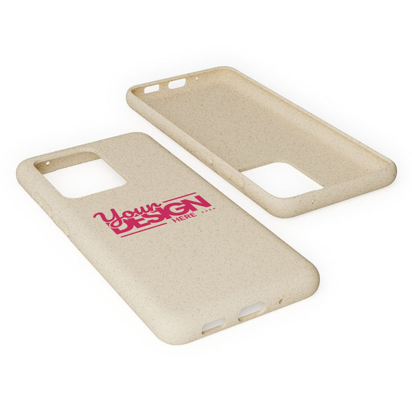 Biodegradable Phone Case – Eco-Friendly Custom Design Cover, Personalized Sustainable Protective Case for Samsung