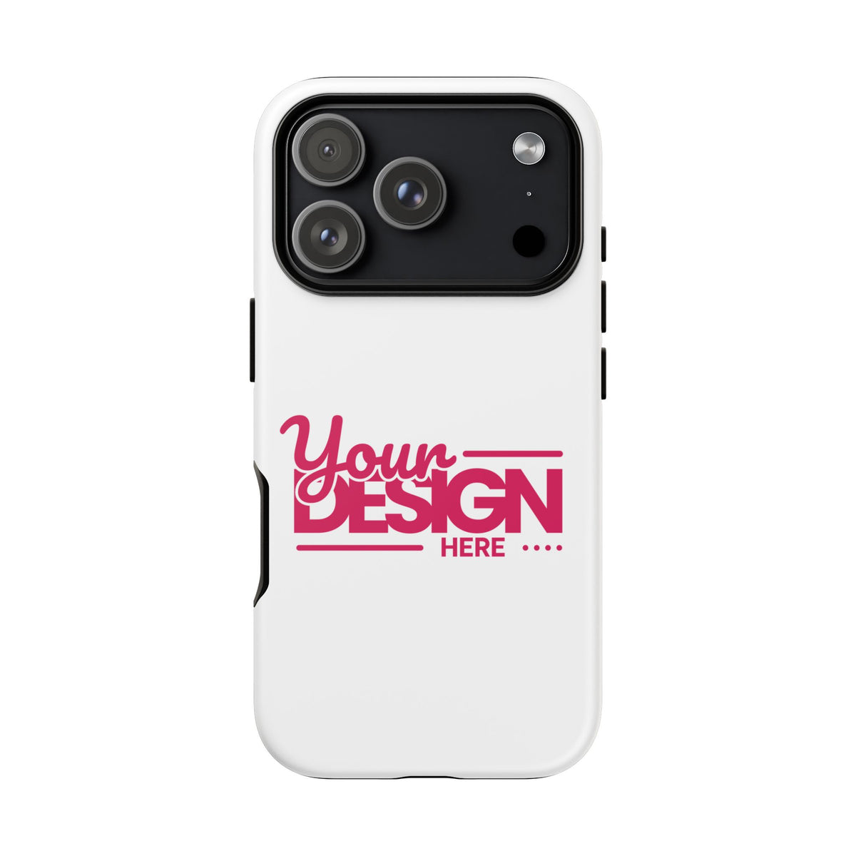 Customizable Tough Phone Case – Personalized Protective Cover with Name or Photo, Shockproof Case for iPhone & Samsung, Durable Gift Idea