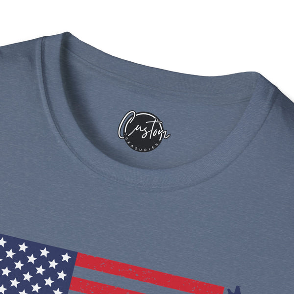 4th July Armed Forces - 4th of July shirt, USA flag shirt, Red white blue tee, Patriotic - t-shirt, American pride tee