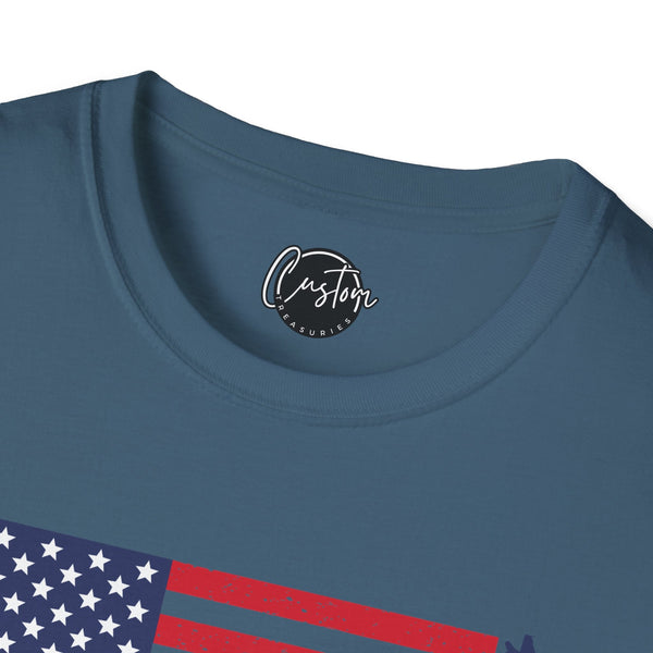 4th July Armed Forces - 4th of July shirt, USA flag shirt, Red white blue tee, Patriotic - t-shirt, American pride tee