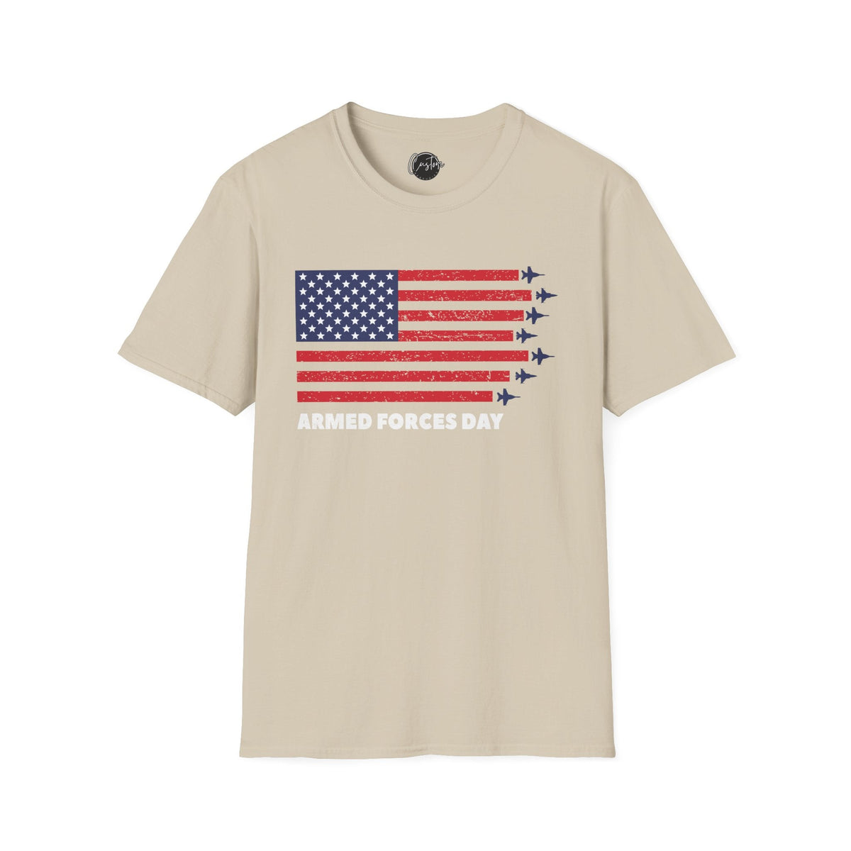 4th July Armed Forces - 4th of July shirt, USA flag shirt, Red white blue tee, Patriotic - t-shirt, American pride tee