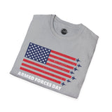 4th July Armed Forces - 4th of July shirt, USA flag shirt, Red white blue tee, Patriotic - t-shirt, American pride tee