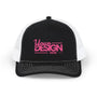 Embroidered Trucker Cap – Custom ‘Your Design Here’ Snapback, Personalized Mesh Baseball Hat for Men & Women