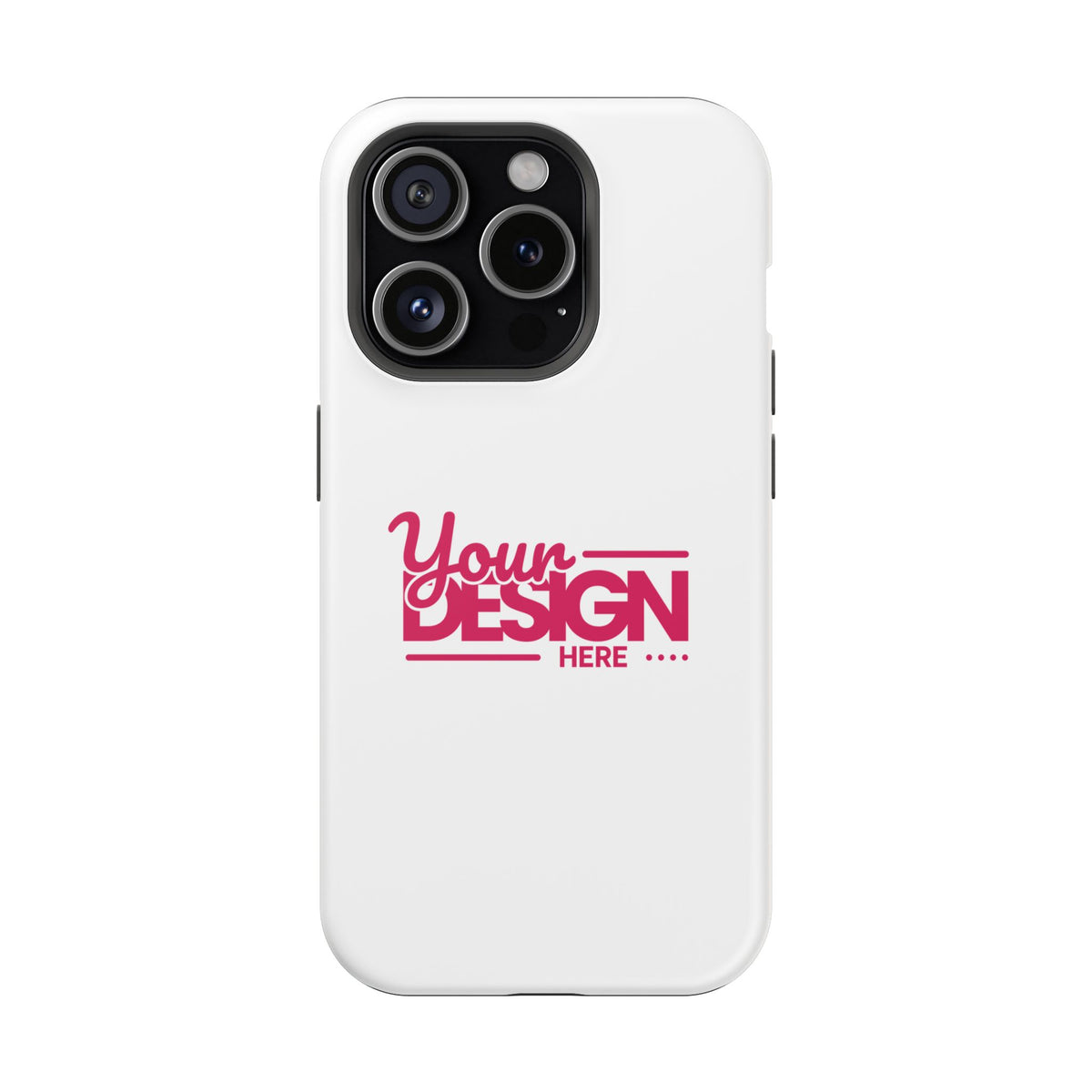 Customizable Impact-Resistant Phone Case – Personalize with Your Design, Durable Shockproof Cover for iPhone