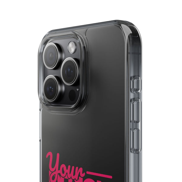 Customizable Clear Impact-Resistant Phone Case – Personalized Name or Photo Design, Transparent Shockproof Cover for iPhone