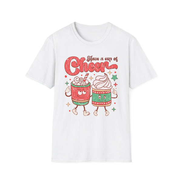 Have a Cup of Cheer – Christmas Hot Cocoa Pair Holiday T-Shirt