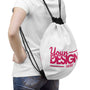 Custom Drawstring Bag – Personalized Gym Sack with Your Design, Lightweight Sports & Travel Backpack for Kids & Adults