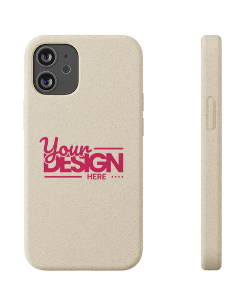 Biodegradable Phone Case Eco Friendly Custom Design for iPhone
