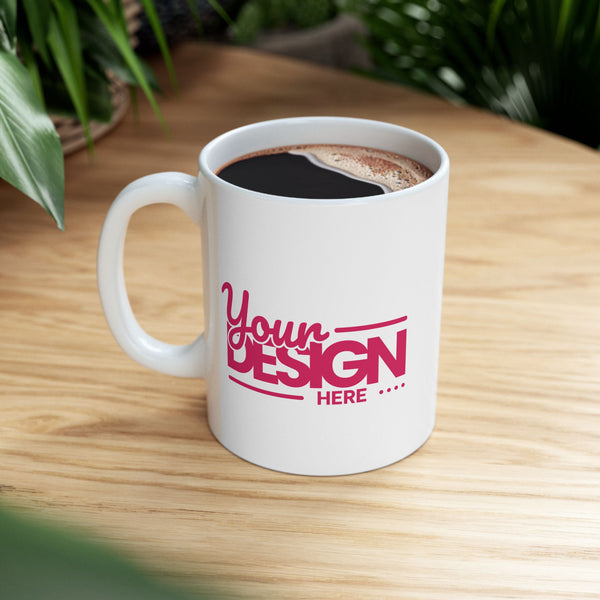 Trendy Ceramic Mug, Personalized Coffee Cup, Stylish Drinkware for Home & Office, Unique Gift for Birthdays, Engagements & Holidays