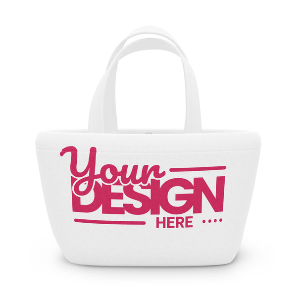 Insulated Lunch Bag – Custom ‘Your Design Here’ Tote for Work, School & Picnics, Personalized Reusable Food Bag