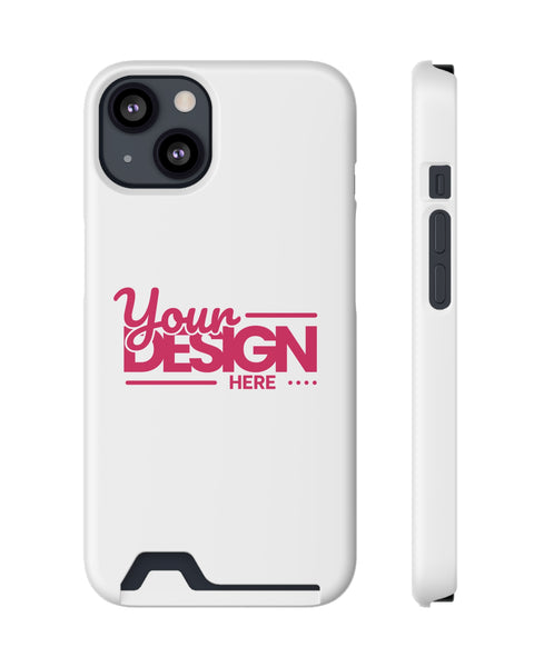 Card Holder Phone Case Slim Protective Wallet With Custom Design Print