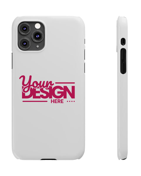 Customizable Slim Phone Case For IPhone Personalize With Name Or Photo
