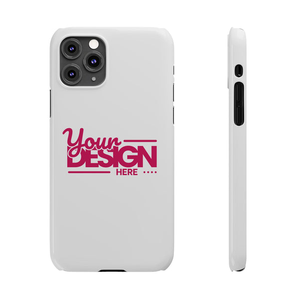 Customizable Slim Phone Case – Personalize Your Design with Name or Photo, Lightweight Protective Cover for iPhone