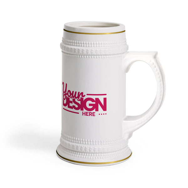Customizable Beer Stein Mug - Perfect for Gifting, Parties, Celebrations, Oktoberfest, Home Bars