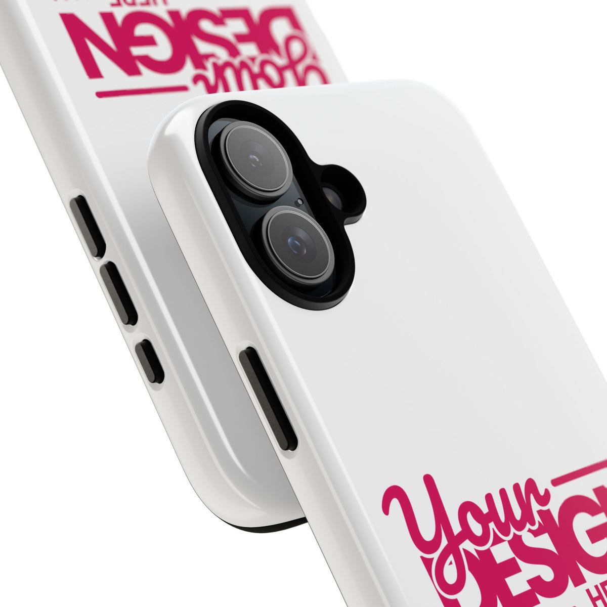 Customizable Tough Phone Case – Personalized Protective Cover with Name or Photo, Shockproof Case for iPhone & Samsung, Durable Gift Idea