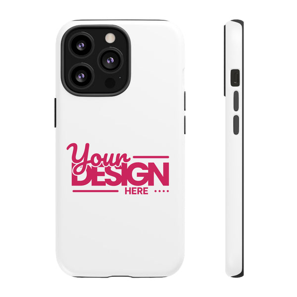 Customizable Tough Phone Case – Personalized Protective Cover with Name or Photo, Shockproof Case for iPhone & Samsung, Durable Gift Idea
