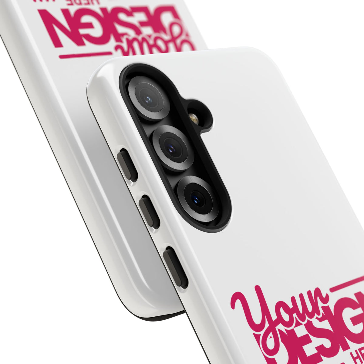 Customizable Tough Phone Case – Personalized Protective Cover with Name or Photo, Shockproof Case for Samsung Phones, Durable Gift Idea