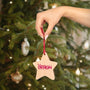 Wooden Star Ornaments, Custom Holiday Decorations, Personalized Gifts, Unique Home Decor, Tree Hangings, Keepsakes