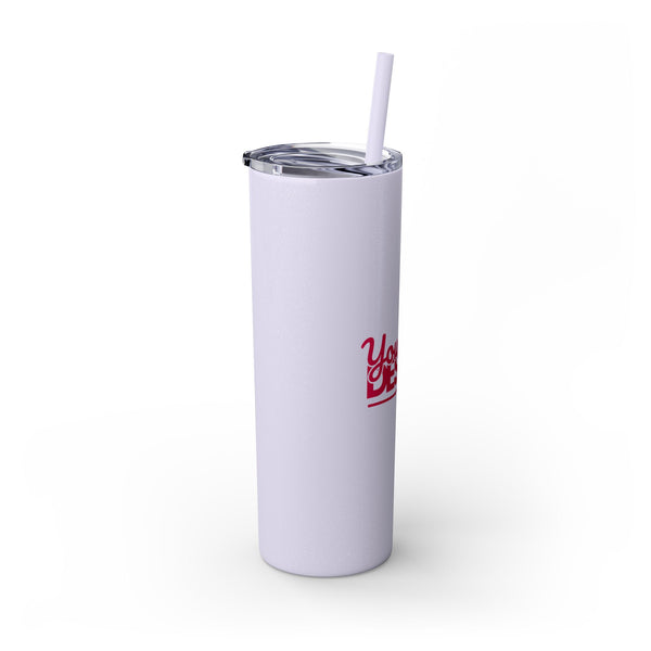 Personalized Skinny Tumbler with Straw, 20oz - Custom Travel Mug, Eco-Friendly Drinkware, Gift for Her, Stylish Hydration, Fun Party Favor