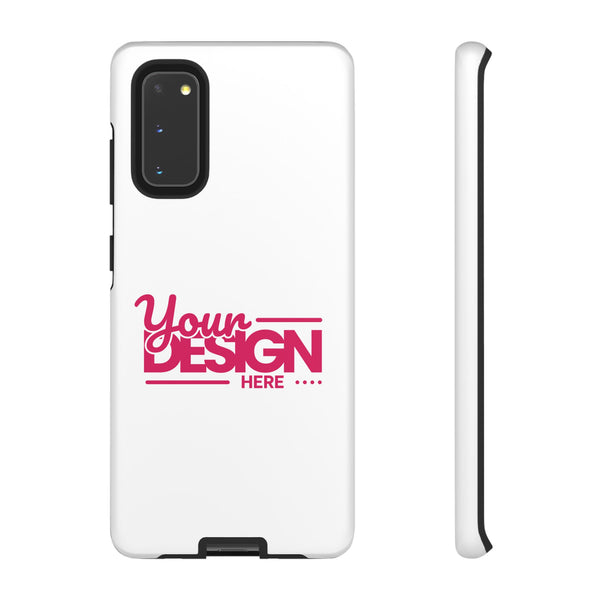 Customizable Tough Phone Case – Personalized Protective Cover with Name or Photo, Shockproof Case for Samsung Phones, Durable Gift Idea