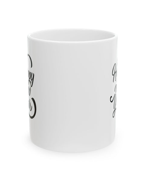 Happy Birthday Mama Ceramic Mug — Handlettered 'Happy Birthday' Coffee Cup (11oz, 15oz)