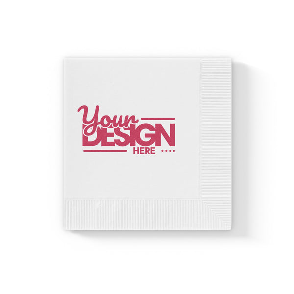 Custom-Design Napkins, Elegant Party Decor, Personalized Wedding Tableware, Custom Event Supplies, Stylish Entertaining Essentials
