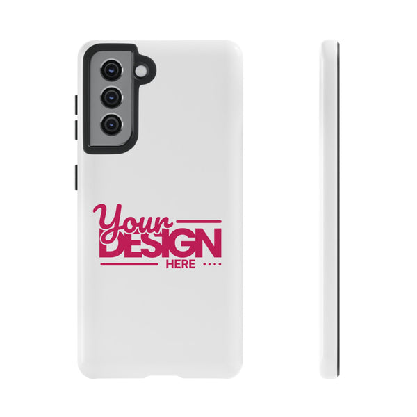 Customizable Tough Phone Case – Personalized Protective Cover with Name or Photo, Shockproof Case for Samsung Phones, Durable Gift Idea