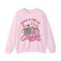 Have a Cup of Cheer Crewneck Sweatshirt - Hot Cocoa & Candy Canes Christmas Sweater - Holiday Fun