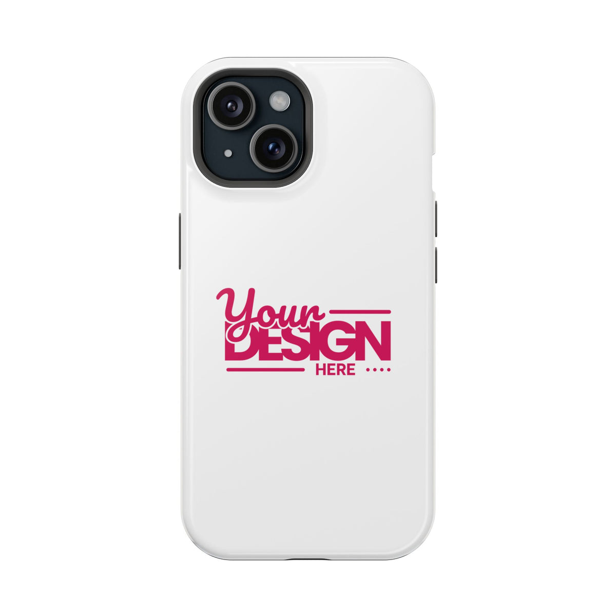 Customizable Impact-Resistant Phone Case – Personalize with Your Design, Durable Shockproof Cover for iPhone