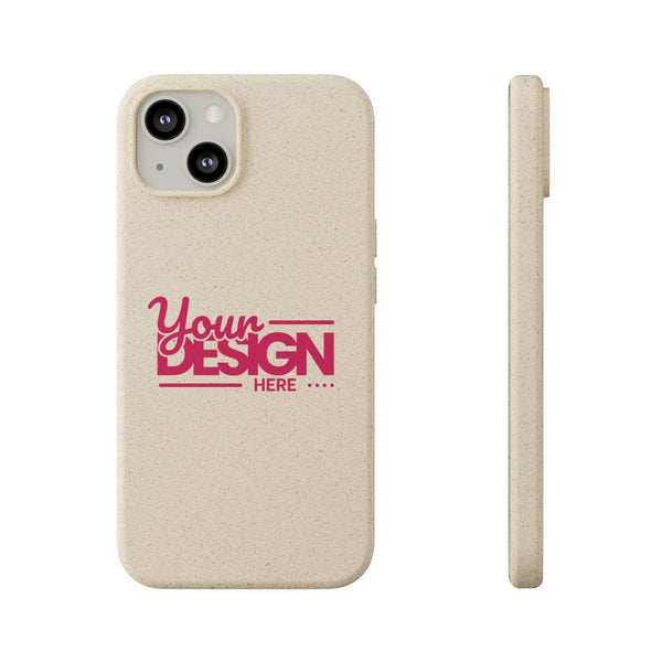 Biodegradable Phone Case – Eco-Friendly Custom Design Cover, Personalized Sustainable Protective Case for iPhone