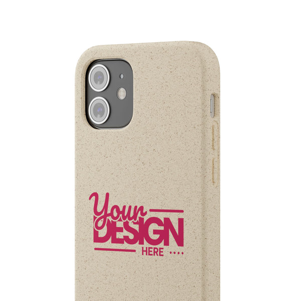 Biodegradable Phone Case – Eco-Friendly Custom Design Cover, Personalized Sustainable Protective Case for iPhone