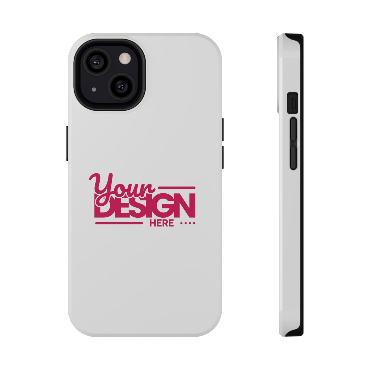 Customizable Impact-Resistant Phone Case – Personalize with Your Design, Durable Shockproof Cover for iPhone
