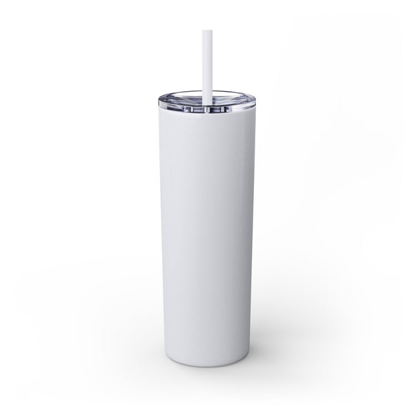 Personalized Skinny Tumbler with Straw, 20oz - Custom Travel Mug, Eco-Friendly Drinkware, Gift for Her, Stylish Hydration, Fun Party Favor