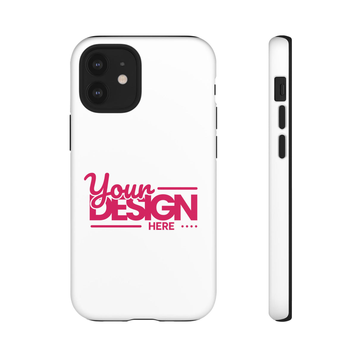 Customizable Tough Phone Case – Personalized Protective Cover with Name or Photo, Shockproof Case for iPhone & Samsung, Durable Gift Idea