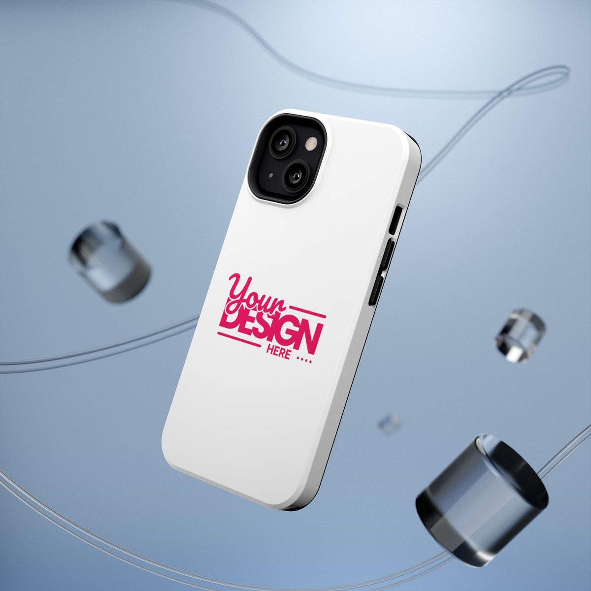 Customizable Impact-Resistant Phone Case – Personalize with Your Design, Durable Shockproof Cover for iPhone