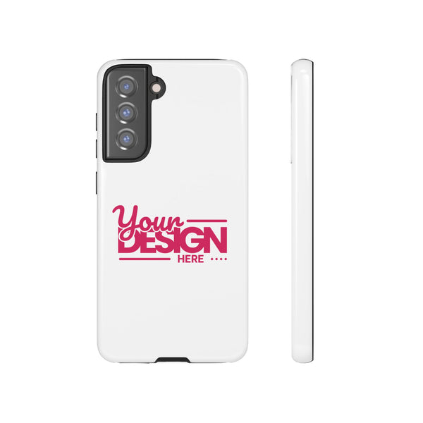 Customizable Tough Phone Case – Personalized Protective Cover with Name or Photo, Shockproof Case for Samsung Phones, Durable Gift Idea