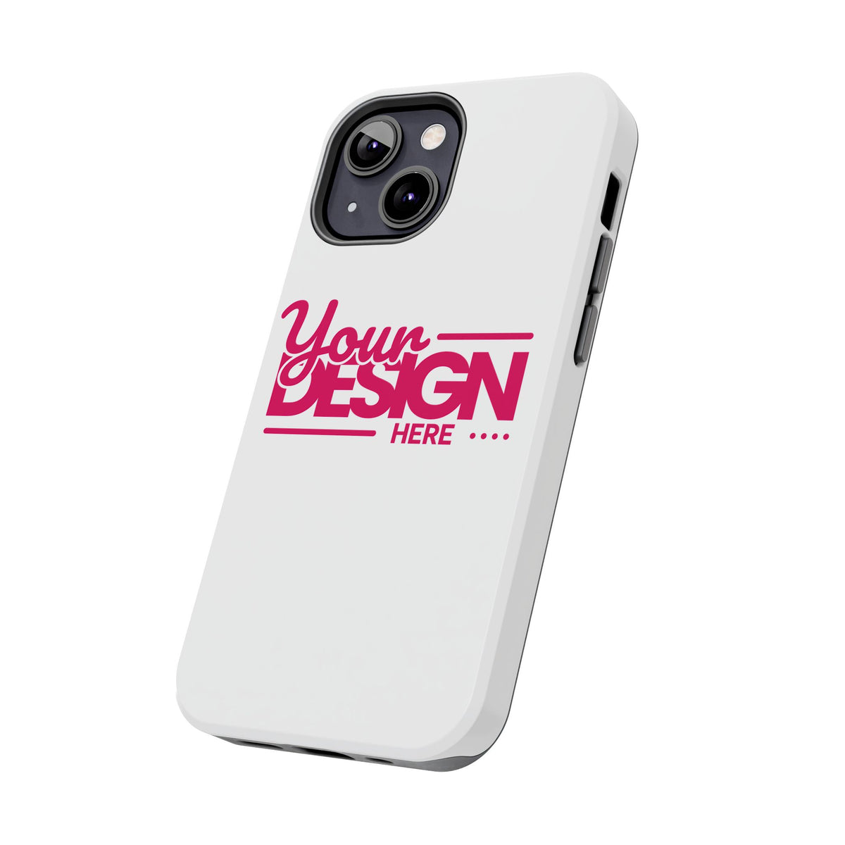 Personalized Tough Phone Case – Custom Name or Photo Protective Cover, Shock-Absorbent Durable Case for iPhone, Unique Gift Idea